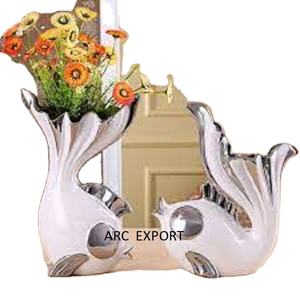 Último diseño de peces Florero Mesa Diseño único Nuevo elegante Gran fantasía Última llegada Florero grande Aluminio fundido - Product Image 1