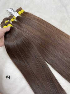 Wholesale Bulk 8Hair 100% Unprocessed Vietnamese Double Weft Human Hair Extensions Bone Straight Machine Packet Cuticles Aligned - Product Image 4