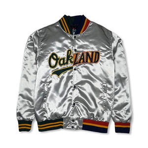 Chaquetas Varsity de Satén OEM con Cuello Alto para Hombre, Colección Superior, Oferta, Precio Económico, Logotipo Personalizado, Estilo Letterman, para Invierno - Product Image 1