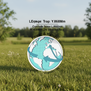 Concrete Tamper L.866Mm W.408Mm ZN Steel for <b>Tarp</b> - Product Image 3