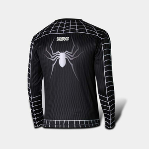 T-shirt de compression à manches longues unisexe, à séchage rapide, extensible, léger, respirant, pour la salle de sport et l'entraînement MMA - Product Image 2