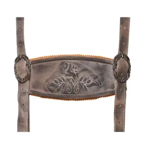 Short bavarois Lederhosen-Oktoberfest Trachten hommes portent séchage rapide respirant décontracté allemand Lederhosen pour l'hiver motif solide - Product Image 6