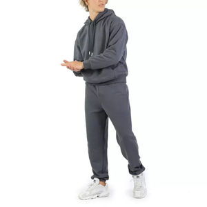 Vente en gros nouvel arrivage de survêtements de sport de qualité supérieure pour hommes, survêtements à capuche gris XXL, vêtements de sport respirants pour l'hiver - Product Image 3