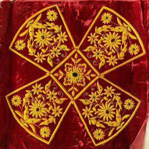 Insignias de Fieltro Bordadas en 3D de Lujo al por Mayor, Libres de Níquel, para Coser, con Lentejuelas Personalizadas, Marca OEM, Color Sólido, 10 cm - Product Image 1