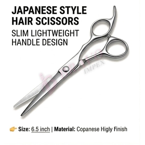 Ciseaux à cheveux de style japonais, ciseaux à cheveux avec manche fin et léger, design professionnel pour barbier et salon - Product Image 6