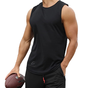 T-shirt Senza Maniche Taglia XL con Colletto a Cappuccio in Cotone e Poliestere, Stampa Streetwear per Atletica ed Esercizio, Tecnologia Avanzata - Product Image 3