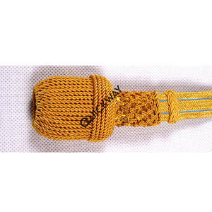 Nœud de sabre en laine pour uniforme de cérémonie, nœud de sabre tricoté à bas prix avec nœud de dague de cérémonie navale personnalisé - Product Image 6