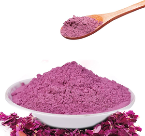 Polvo de pétalos de rosa orgánico puro de etiqueta privada OEM polvo de pétalos de rosa secos de grado alimenticio a bajo precio de la India - Product Image 2