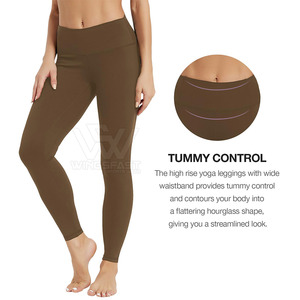 High Quality Fitness Seamless <b>Women</b> Elastic Waist <b>Yoga</b> Leggings New Arrival <b>Women</b> <b>Yoga</b> <b>Pants</b> - Product Image 2