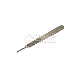 Cuchillo de mango de bisturí reutilizable de acero inoxidable para cirugía y clínicas Cuchillo de mango de bisturí quirúrgico - Product Image 2