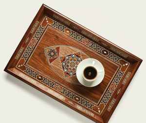 ถาดเสิร์ฟไม้เนื้อแข็งธรรมชาติคุณภาพสูง เป็นมิตรกับสิ่งแวดล้อม ดีไซน์ทันสมัย หรูหรา พร้อมหูจับ สำหรับห้องครัว ร้านอาหาร ตกแต่งบ้าน ราคาประหยัด - Product Image 5