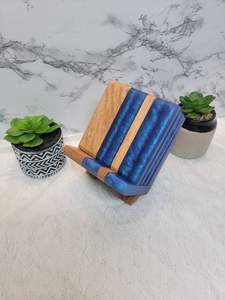 Japanese Decorated Wood & Epoxy Resin <b>Coasters</b> Insulations Mats Custom Marble Cup Mat Creative Tea <b>Crystal</b> Resin Wood <b>Coaster</b> - Product Image 3