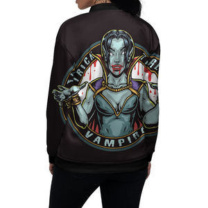 แจ็กเก็ตบอมเบอร์แบบรูดซิปสำหรับผู้หญิงคุณภาพสูงตัดได้อย่างสมบูรณ์แบบตามความต้องการของลูกค้า - Product Image 5