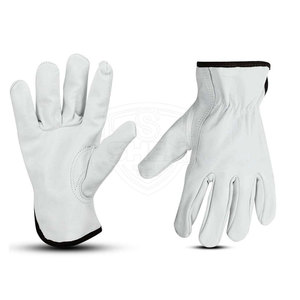 ถุงมือหนังนิรภัยขายดี MOQ ต่ำ วัสดุทนทาน ใช้สำหรับงานกลางแจ้ง ถุงมือหนังนิรภัย - Product Image 6