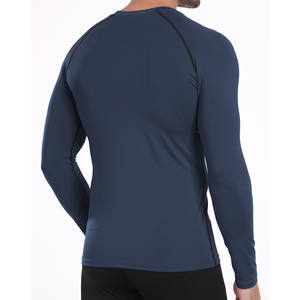 OEM ODM Rash Guard pour hommes Rash Guard personnalisé imprimé par sublimation Gym Surf Plongée Chemises de compression Rash Guard pour adultes - Product Image 5