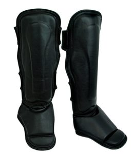 Espinillera Muay Thai de alta calidad, protección para piernas, espinilleras de cuero sintético de cuero genuino, espinillera de alta calidad OEM 2025 - Product Image 6