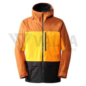 Chaqueta Acolchada de Lona Unisex Personalizada para Invierno, Multipanel con Capucha, Impermeable, Tallas Grandes, Estilo Urbano, Logotipo Frontal - Product Image 1