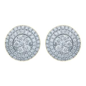 Boucles d'oreilles Moissanite de haute qualité 18K or blanc 925 argent VVS Moissanite diamant boucles d'oreilles classique vis arrière pour les femmes - Product Image 3