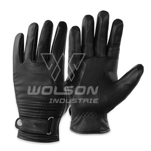 ถุงมือหนังของผู้ชาย,ถุงมือหนังแกะสำหรับฝึกซ้อมกีฬาอื่นๆให้ความอบอุ่นในฤดูหนาว - Product Image 4