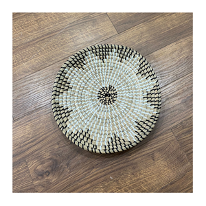 Cesta de plato de algas marinas hecha a mano de Vietnam, colgante de pared de mimbre de bambú de ratán Natural decorativo, bohemio ecológico rústico - Product Image 5