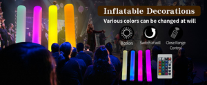 Thay đổi màu sắc điều khiển từ xa Inflatable đèn bài cột cho các sự kiện Bên Cửa hàng trang trí sinh nhật quảng cáo <span class=keywords><strong>inflatables</strong></span> - Product Image 4