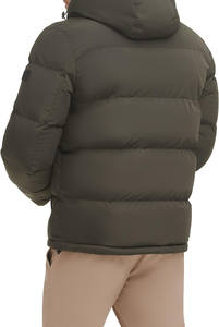 Nouveau 2025 Fine Quality Custom Zipper Button Puffer Jacket Manteau d'hiver brillant pour hommes à la mode - Product Image 6