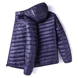Nueva chaqueta ultraligera sin cuello pato abajo abrigo portátil femenino acolchado Parkas cuello redondo Puffer abrigo - Product Image 6