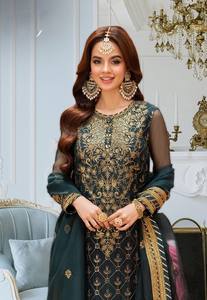 Latest New Pakistani 3-Piece Chiffon Collection for Women Best Quality Bridal Party Wear Salwar Kameez Customized Color - Product Image 5