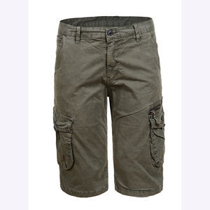 Venta al por mayor de fábrica de alta calidad transpirable Multi bolsillos Cargo Shorts Precio al por mayor de algodón Baggy Short Cargo Shorts para hombres - Product Image 1