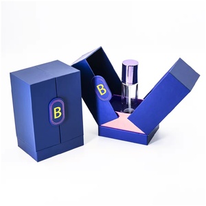 Crown Black Eau De Parfum 100ml Rigid Gift Box With Magnetic Closure High-End Cosmetic Packaging <b>Square</b> Shape - Product Image 4