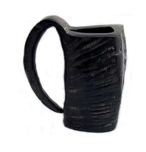 Jarra de cerveza hecha con cuerno de búfalo único, copas de vino o champán, uso de porciones, Bar, restaurante, fiesta, cerveza, uso de Copa, taza de cuerno - Product Image 1