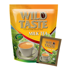 Té con Leche Instantáneo 3 en 1 Wild Taste Premium en Polvo, en Sobres, Fácil de Transportar, Té Negro de Ceilán de Malasia, Bajo en Azúcar, Disponible en Stock - Product Image 1