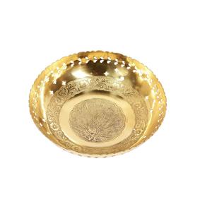 Tazón para servir de cobre pulido de primera elección-Elegante tazón decorativo para ensalada de frutas para uso diario en la cocina Mesa ecológica - Product Image 3