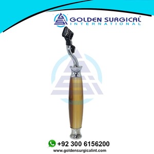 Afeitadora para depilación, máquina de afeitar, cuerno de imitación, mango de resina con hoja Mach 3, regalo Original para hombre - Product Image 4