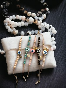 กำไลข้อมือสแตนเลสเคลือบหินเพทายทันสมัย-ของขวัญ - Product Image 1