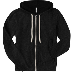 Bella toile fermeture éclair sweats à capuche éponge polaire à capuche unisexe personnalisé 350GSM blanc surdimensionné chaud pleine fermeture éclair polaire à capuche - Product Image 1