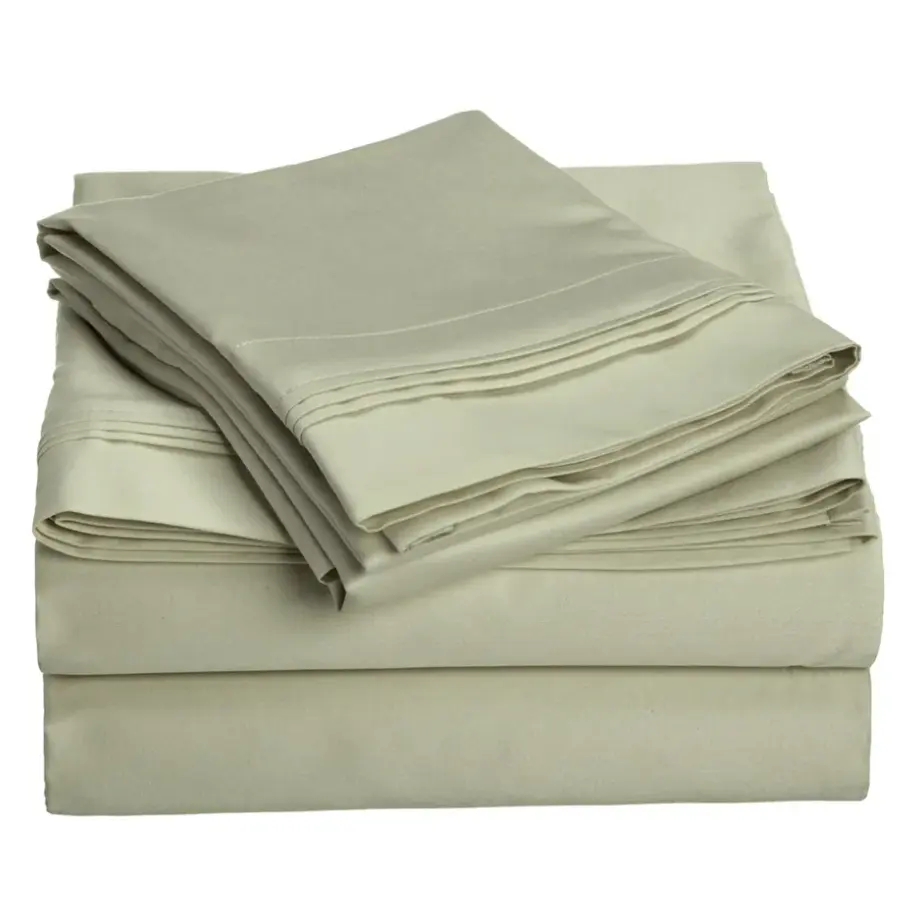 Ensemble de couette type draps de séjour d'hôtel ensemble de literie, draps d'hôtel en polycoton, feuille de valence pour hôtel prix bon marché