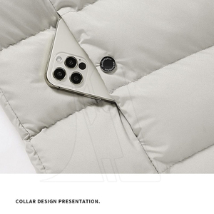 แจ็กเก็ตทรงปลาปักเป้าสำหรับผู้ชายเสื้อแจ็คเก็ตทรงพองสำหรับผู้ชายเสื้อแจ็กเก็ตผู้ชายคอลเลกชั่นฤดูหนาวขนาดสีตามสั่งและโลโก้ของคุณ - Product Image 4