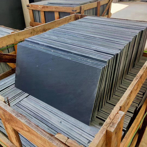 Dalle de pierre d'<span class=keywords><strong>ardoise</strong></span> noire polie grand format, moderne, écologique, durable, panneau de sol extérieur, hall d'hôtel, bordure de piscine, <span class=keywords><strong>terrasse</strong></span> - Product Image 2