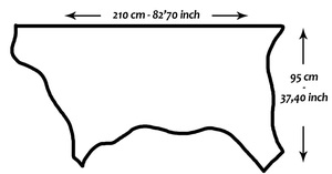 ¡OEM! Proveedor genuino, Cuero de vaca de color caqui para manualidades, Cuero curtido Grueso 0,9-1,3 MM Becerro Origen Bangladesh - Product Image 2