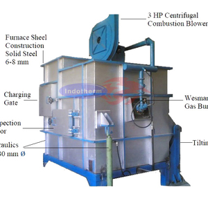 Chất lượng cao lò siêng năng cho nóng chảy phế liệu nhôm 5000 kg có sẵn ở mức giá tốt cho đúc thỏi làm - Product Image 2