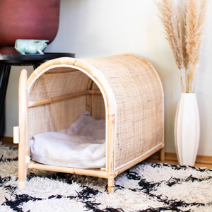 Cama de mimbre natural respetuoso con el medio ambiente, casa de mimbre de alta calidad, diseño más nuevo, de Vietnam - Product Image 4