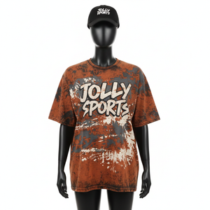 Chemise pour femme en coton jersey délavé à l'acide, 220 GSM, coton doux, couleur marron gris, logo personnalisé imprimé à l'écran, respirant - Product Image 6