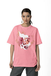 T-shirt oversize pour femmes 100% Cotton Round Neck Short Sleeve T Shirt Plus Size - Product Image 6