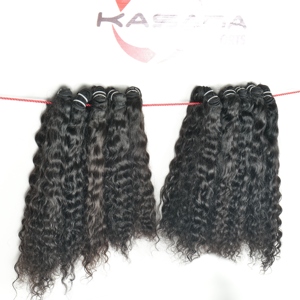 Unprocessed Indian 100% Virgin Black Hair Bundle Natural Color Aligned Cuticle No Processing Women's Human Hair <b>Extensions</b> - Product Image 5