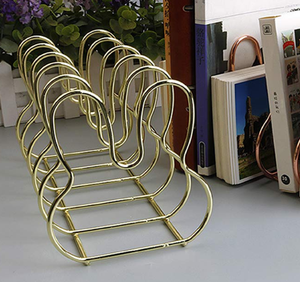 Porta Revistas Metálico Minimalista, Elegante Estante de Almacenamiento de Alambre Moderno, Organización del Hogar con Estilo YAW MMH70, Logotipo Personalizado Disponible - Product Image 6