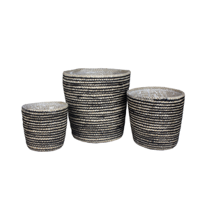 ตะกร้าหญ้าทะเลทำด้วยมือแบบยุโรปกระถางต้นไม้ย่อยสลายได้จากบังคลาเทศ - Product Image 1