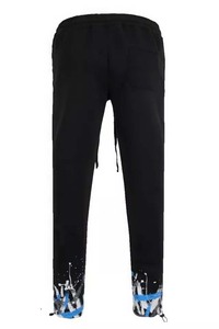 High Quality 2025 New Custom Cotton Rhinestone <b>Vintage</b> Sweat Jogger <b>Pants</b> Acid Wash Double Waisted Sweatpants and Hoodie Set Men - Product Image 6