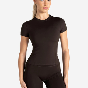 El último diseño de las mujeres Slim Fit Basic Custom Fit Camisetas para la venta Mujeres Crop Tops en todos los colores y tamaños - Product Image 1