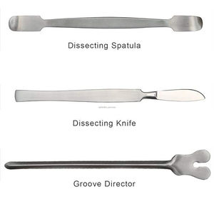 QNQ Kit de dissection complet professionnel outils chirurgicaux en acier inoxydable pour les étudiants marins vétérinaires de biologie médicale pour les soins intensifs - Product Image 5